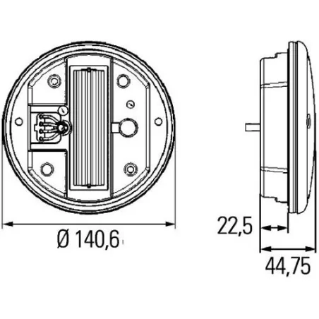 LED-Rücklicht Hella 2sd 344 100-001