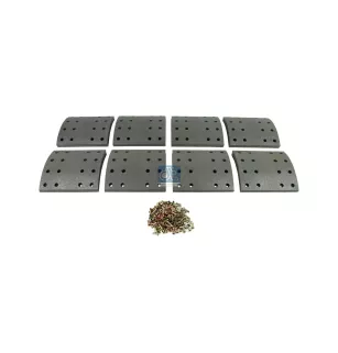 Kit de garnitures de frein à tambour, kit essieu - surdimensionné, W: 200 mm, S: 21.7 mm Pour DAF 45/55/65/75/85/95