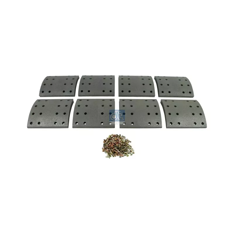 Kit de garnitures de frein à tambour, kit essieu - surdimensionné, W: 200 mm, S: 21.7 mm Pour DAF 45/55/65/75/85/95