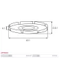 Protections de la poulie d’alternateur AS-PL UD50156AFP, BOSCH 1120591505, CARGO 138092, INA F-226556-51, F-226558-51