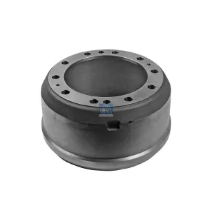 Tambour de frein, D: 414 mm, 10 bores, b: 25 mm, P: 335 mm, d: 280.8 mm, H: 232 mm, B: 184 mm Pour Renault G / Manager, Kerax