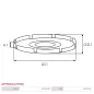 Protections de la poulie d’alternateur AS-PL UD19425AFP(LITENS), BOSCH F00M148618, F00M148619, F00M148622, F00M148627