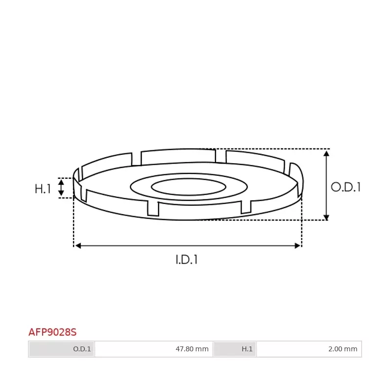 Protections de la poulie d’alternateur AS-PL UD47497AFP, BOSCH F00M148618, F00M148619, F00M148622, F00M148627, F00M148629