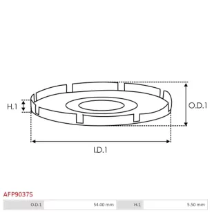 Protections de la poulie d’alternateur AS-PL UD19934AFP, BOSCH F00M148604, IKA 3.3599.0, LITENS 920575, LUK 7110211000