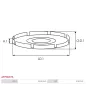 Protections de la poulie d’alternateur AS-PL UD19934AFP, BOSCH F00M148604, IKA 3.3599.0, LITENS 920575, LUK 7110211000