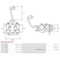 Porte-balais de démarreur pour VALEO D7E22, D7E23, D7E27, D7E38, D7E4