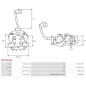 Porte-balais de démarreur pour VALEO TM000A37901