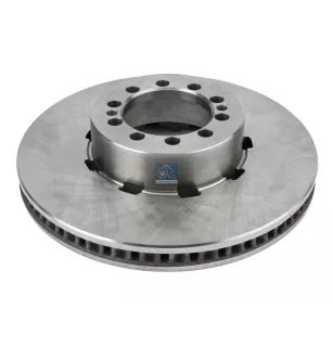 Disque de frein, D: 330 mm, 10 bores, P: 118 mm, H: 80 mm, S: 34 mm, s: 28 mm Pour Renault Midlum - 5010422262 - 5010525308