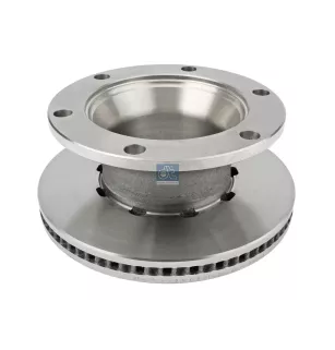 Disque de frein, D: 330 mm, 6 bores, P: 245 mm, H: 137 mm, S: 34 mm, s: 28 mm Pour Renault Midlum - 1962320 - 5010422263