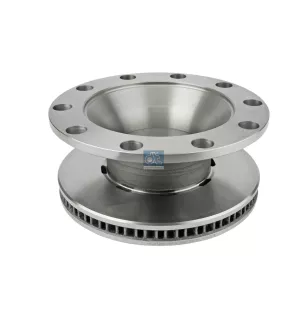 Disque de frein, D: 375 mm, 10 bores, P: 335 mm, d: 262 mm, H: 166 mm, S: 45 mm, s: 38 mm Pour Renault Midlum - 5010525364