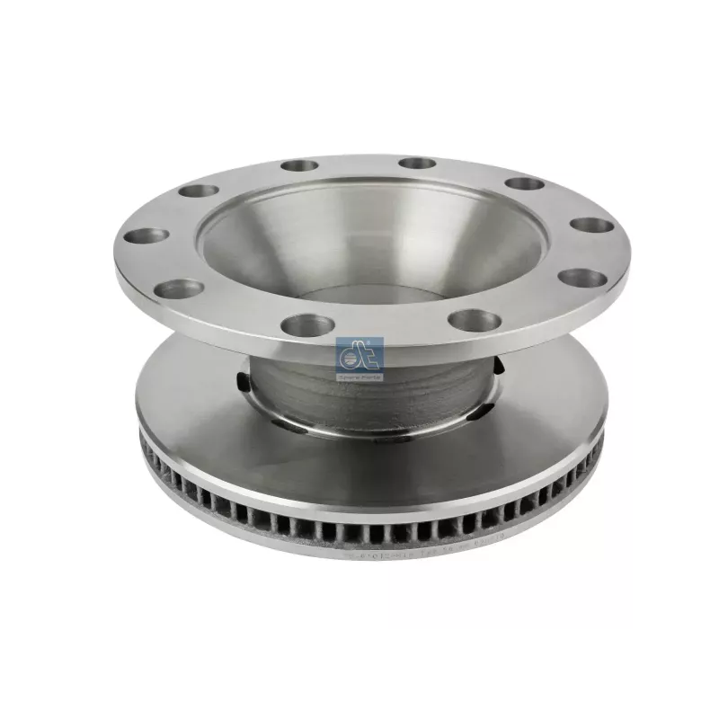 Disque de frein, D: 375 mm, 10 bores, P: 335 mm, d: 262 mm, H: 166 mm, S: 45 mm, s: 38 mm Pour Renault Midlum - 5010525364
