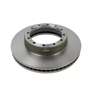 Disque de frein, D: 400 mm, 12 bores, b: 12.5 mm, P: 197 mm, d: 175 mm, H: 90 mm, S: 42 mm, s: 39 mm Pour Iveco - Renault