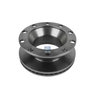 Disque de frein, D: 410 mm, 10 bores, P: 335 mm, H: 166 mm, S: 45 mm, s: 37 mm Pour Renault Midlum, Volvo FL - 5010598309