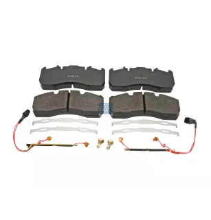 Kit de garnitures de disque de frein, W: 216 mm, S: 29 mm, H: 97 mm Pour Renault C-Serie, D-Serie, Magnum, Midlum, Premium