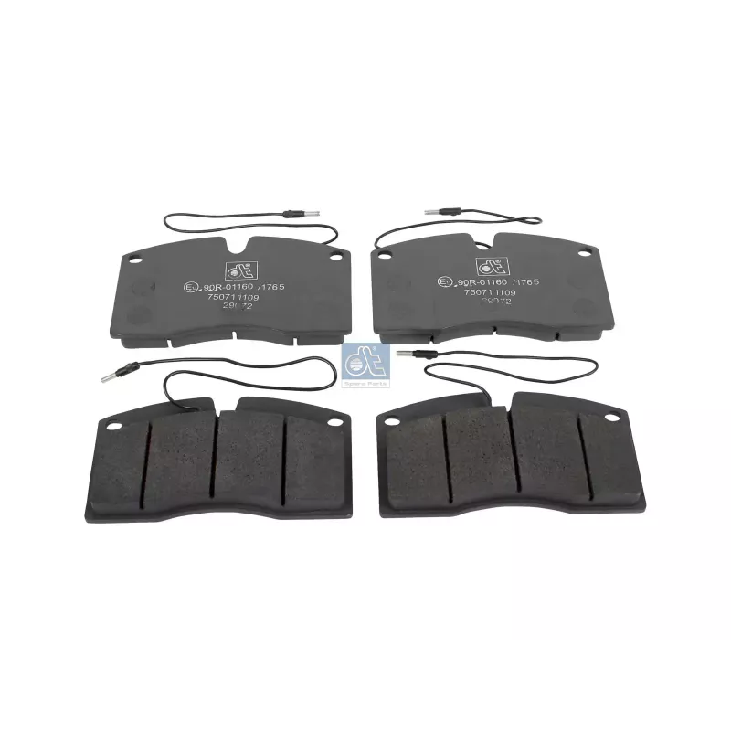 Kit de garnitures de disque de frein, W: 170 mm, S: 19 mm, H: 97 mm Pour Renault R / Major - 5010151214 - 5010104739 Kit de garnitures de disque de frein, W: 170 mm, S: 19 mm, H: 97 mm Pour Renault R / Major - 5010151214 - 5010104739