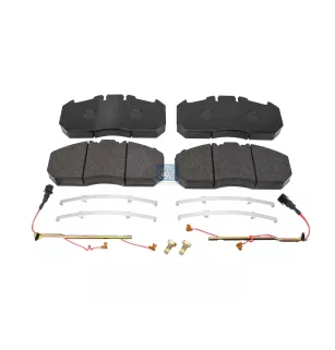 Kit de garnitures de disque de frein, W: 250 mm, S: 30 mm, H: 118 mm Pour Heuliez GX - Iveco Arway, Axer, Crossway, Domino