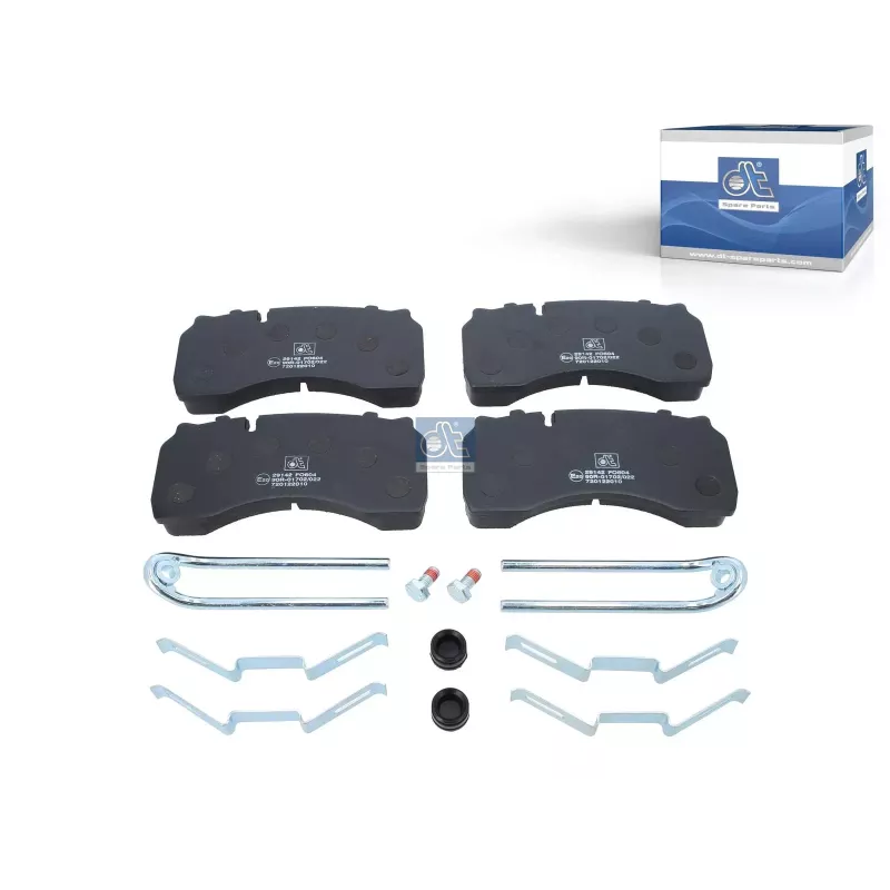 Kit de garnitures de disque de frein, W: 204 mm, S: 20 mm, H: 97 mm Pour Renault Midlum - 5001855902 - 7485137789