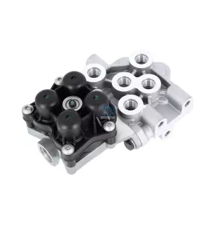 Valve de protection 4 circuits, M16 x 1,5, M22 x 1,5, max. 20 bar, Po21: 7 bar, Po22: 7 bar, Po23: 7.3 bar, Po24: 7 bar