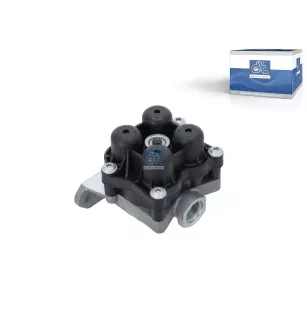 Valve de protection 4 circuits, M22 x 1,5, max. 20 bar, Po21: 7 bar, Po22: 7 bar, Po23: 7.3 bar, Po24: 7 bar, Pc21: 5 bar