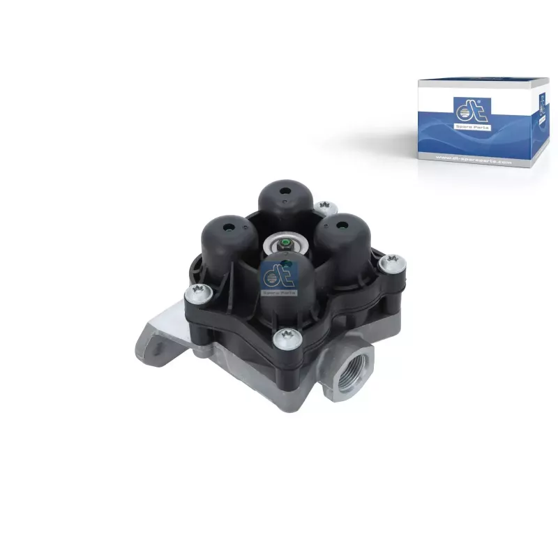 Valve de protection 4 circuits, M22 x 1,5, max. 20 bar, Po21: 7 bar, Po22: 7 bar, Po23: 7.3 bar, Po24: 7 bar, Pc21: 5 bar