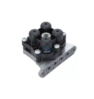 Valve de protection 4 circuits, M22 x 1,5, max. 20 bar, Po21: 7 bar, Po22: 7 bar, Po23: 7.3 bar, Po24: 7 bar, Pc21: 5 bar