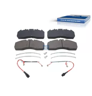 Kit de garnitures de disque de frein, W: 250 mm, S: 29 mm, H: 107 mm Pour Renault C-Serie, D-Serie, K-Serie, Magnum, Midlum