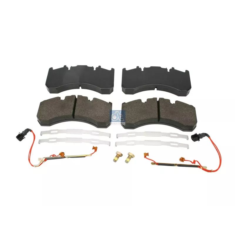 Kit de garnitures de disque de frein, avec témoins d'usure, W: 211 mm, S: 30 mm, H: 101 mm Pour Renault Magnum, Premium