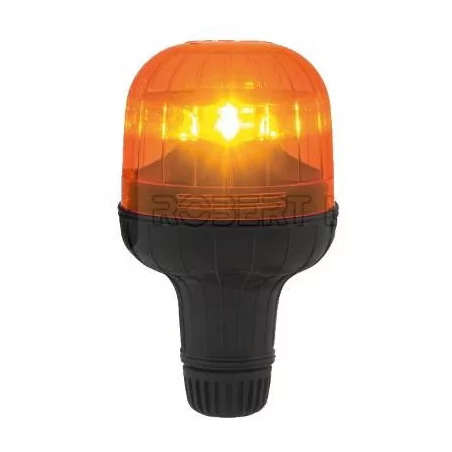 Feu a éclats eurorot 6 leds sur tige 12-24 volts