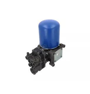 Déssiccateur, complet avec valve Pour Iveco EuroTech, Trakker - 41032990 - 41211253 - 41211383 - 41285077 - 5801414914