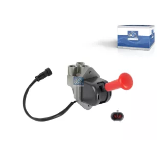 Valve de frein à main, M16 x 1,5, max. 8.5 bar Pour Iveco Eurocargo,  EuroStar, EuroTech, Stralis, Trakker - 500303741