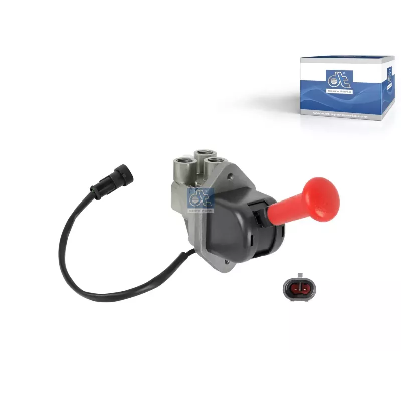 Valve de frein à main, M16 x 1,5, max. 8.5 bar Pour Iveco Eurocargo,  EuroStar, EuroTech, Stralis, Trakker - 500303741