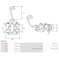 Porte-balais de démarreur pour BOSCH 0001230011, 0001230012, 0001230014, 0001230018