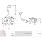 Porte-balais de démarreur pour MAGNETON 9142687