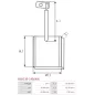 Charbon/balais de démarreur pour BOSCH 0001368030, 0001368031, 0001368032, 0001368033