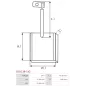 Charbon/balais de démarreur pour BOSCH 0001363117, 0001363118, 0001363119, 0001363120