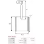 Charbon/balais de démarreur pour BOSCH 0001317015, 0001317016, 0001317017, 0001317018