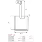 Charbon/balais de démarreur pour BOSCH 0001416011, 0001416012, 0001416013, 0001416014