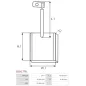 Charbon/balais de démarreur pour BOSCH 0001371005, 0001371006, 0001371007, 0001371008