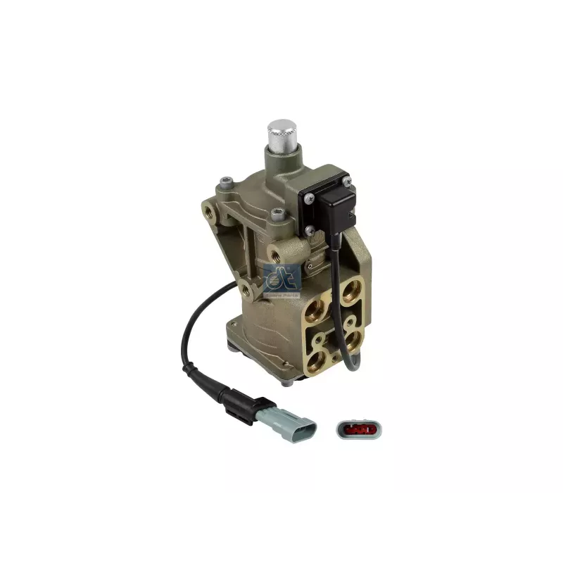 Valve de frein à pied, M16 x 1,5, max. 10.5 bar Pour Iveco EuroTech, Stralis, Trakker - 41211283