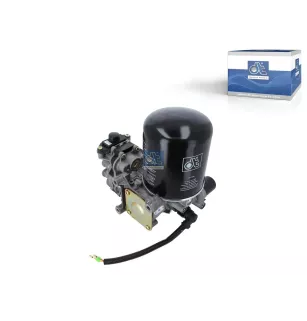 Déssiccateur, complet avec valve Pour Iveco EuroStar, EuroTech, Powerstar, Stralis, Trakker - 41033006 - 41211262 - 41211392