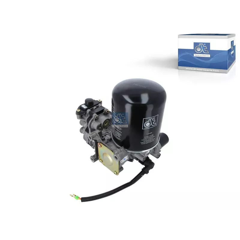 Déssiccateur, complet avec valve Pour Iveco EuroStar, EuroTech, Powerstar, Stralis, Trakker - 41033006 - 41211262 - 41211392