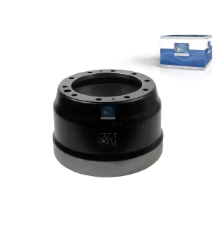 Tambour de frein, D: 410 mm, 10 bores, b: 23 mm, P: 335 mm, d: 285 mm, H: 290 mm, B: 213 mm Pour Iveco EuroTech, Trakker