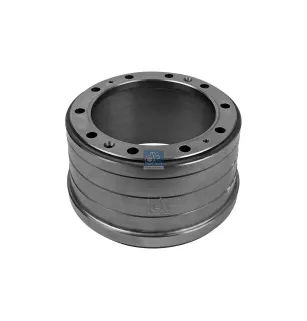Tambour de frein, D: 381 mm, 10 bores, b: 23 mm, P: 335 mm, d: 285 mm, H: 244 mm, B: 185 mm Pour Iveco M, TurboStar, TurboTech