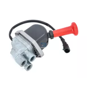 Valve de frein à main, M16 x 1,5, max. 11 bar Pour Iveco CityClass, Domino, Eurocargo, EuroClass, EuroMover, EuroRider