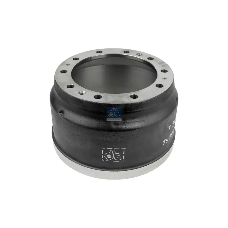 Tambour de frein, D: 410 mm, 10 bores, b: 23 mm, P: 335 mm, d: 285 mm, H: 283 mm, B: 207 mm Pour Iveco EuroMover, EuroStar