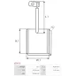 Charbon/balais de démarreur pour MAGNETI MARELLI 63222331, 63222400, 63222405, 63222408