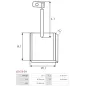 Charbon/balais de démarreur pour MAGNETI MARELLI 63112003, 63113001, 63113002, 63113003