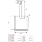 Charbon/balais de démarreur pour MAGNETI MARELLI 63216818, 63216831, 63216851, 63216852