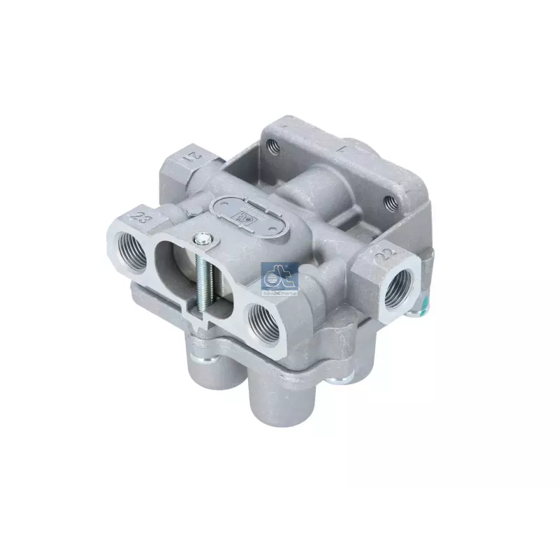 Valve de protection 4 circuits, M16 x 1,5, M22 x 1,5, max. 13 bar, Po21: 7.5 bar, Po22: 7.5 bar, Po23: 8 bar, Po24: 8 bar