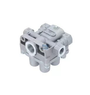 Valve de protection 4 circuits, M16 x 1,5, M22 x 1,5, max. 13 bar, Po21: 7.5 bar, Po22: 7.5 bar, Po23: 8 bar, Po24: 8 bar